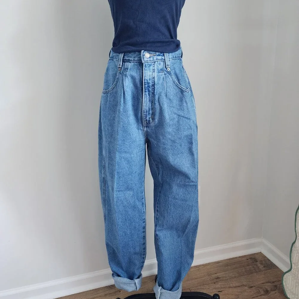 Vintage Baggy Fit Tall Brittania Mom Jeans - Picture 2 of 16
